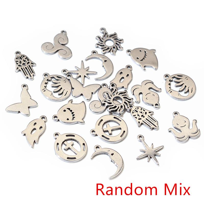 30pcs Stainless Steel Small Charms Ghost Moon Butterfly Star Cute Pendant Charm DIY Jewelry Making Accessories Necklace Bracelet
30pcs Stainless Steel Small Charms Ghost Moon Butterfly Star Cute Pendant Charm DIY Jewelry Making Accessories Necklace Bracelet