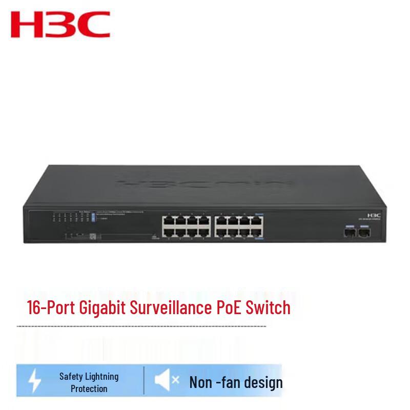 H3C MS4016P-HPWR-EI 18-Port Gigabit Unmanaged PoE Switch
H3C MS4016P-HPWR-EI 18-Port Gigabit Unmanaged PoE Switch