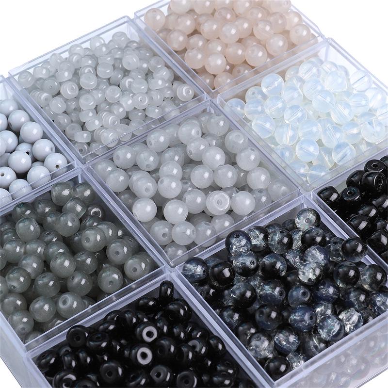 Handmade Black & White Transparent Round Crystal Beads Bracelet/Necklace for DIY Jewelry 20 pieces/package
Handmade Black & White Transparent Round Crystal Beads Bracelet/Necklace for DIY Jewelry 20 pieces/package