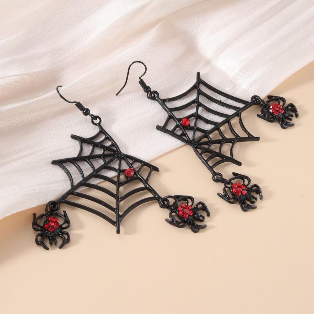 Zinc Zinc Alloy Spider Web Earrings Rhinestone Spider Pendant Earrings Fashion Halloween Earrings Party spider web
Zinc Zinc Alloy Spider Web Earrings Rhinestone Spider Pendant Earrings Fashion Halloween Earrings Party spider web
