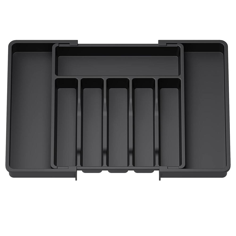 1pc Silverware Drawer Organizer Adjustable Flatware Tableware Organizer Expandable Plastic Utensil Tray for Spoons Forks Knives
1pc Silverware Drawer Organizer Adjustable Flatware Tableware Organizer Expandable Plastic Utensil Tray for Spoons Forks Knives