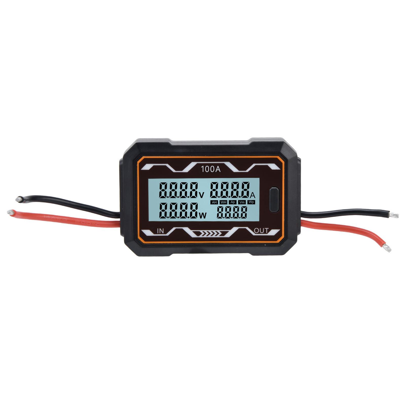 DC Power Meter Backlight Setting Large Screen Display Multifunctional Power Tester for Solar Energy
DC Power Meter Backlight Setting Large Screen Display Multifunctional Power Tester for Solar Energy