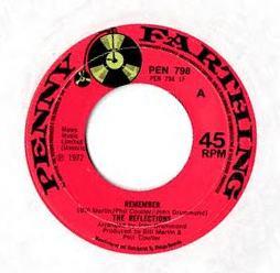 7inch Record REFLECTIONS - Remember PEN798 Penny Farthing 1972 UK Pop Used
7inch Record REFLECTIONS - Remember PEN798 Penny Farthing 1972 UK Pop Used