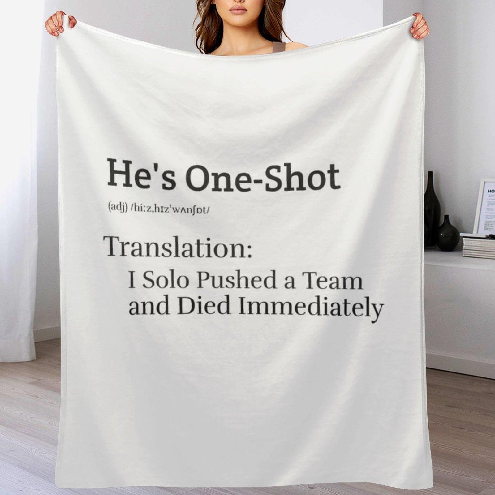 Hes One Shot Light Throw Blanket Multi Use Warm Blanket for Living Room Bedroom 102x76cm(40x30in)
Hes One Shot Light Throw Blanket Multi Use Warm Blanket for Living Room Bedroom 102x76cm(40x30in)