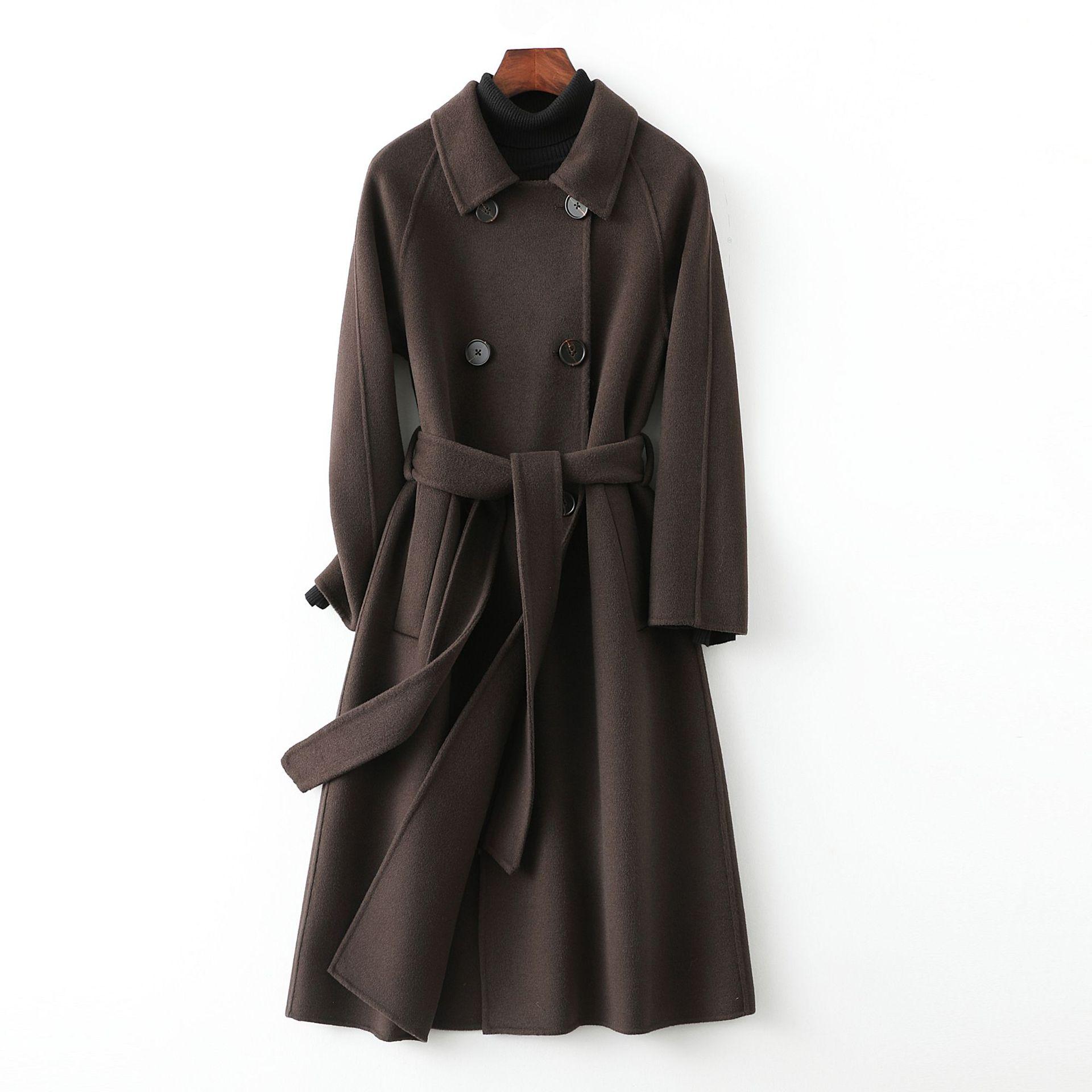 Двустороннее кашемировое пальто женское средней длины новое тонкое пальто из шерсти до колена женское XXL шоколадный
Двустороннее кашемировое пальто женское средней длины новое тонкое пальто из шерсти до колена женское XXL шоколадный