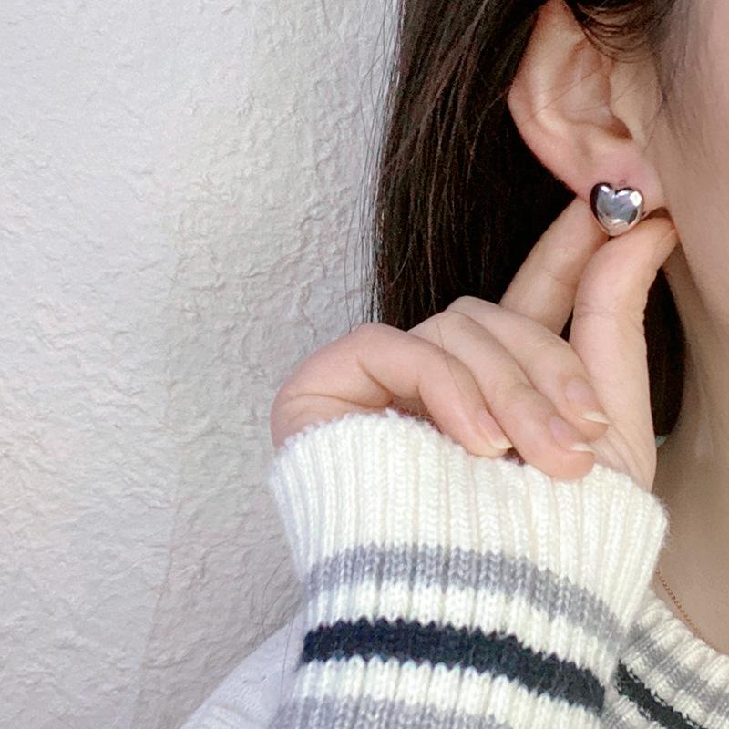 Ke Ai Decoration/s Silver Needle Double-Sided Love Ear Buckle Mini Stud Earrings Korean Jewelry New срібний
Ke Ai Decoration/s Silver Needle Double-Sided Love Ear Buckle Mini Stud Earrings Korean Jewelry New срібний