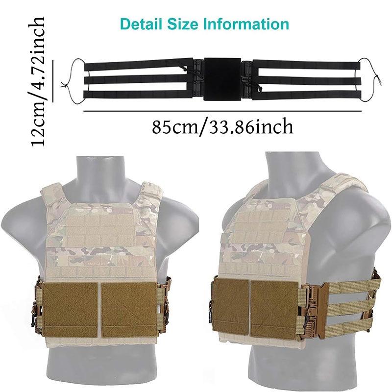 Тактичний жилет MOLLE Quick Release Buckle Set Fast Fit Molle Side Belt Commmerbund Remens for JPC CPC NCP XPC 420 Vest чорний
Тактичний жилет MOLLE Quick Release Buckle Set Fast Fit Molle Side Belt Commmerbund Remens for JPC CPC NCP XPC 420 Vest чорний