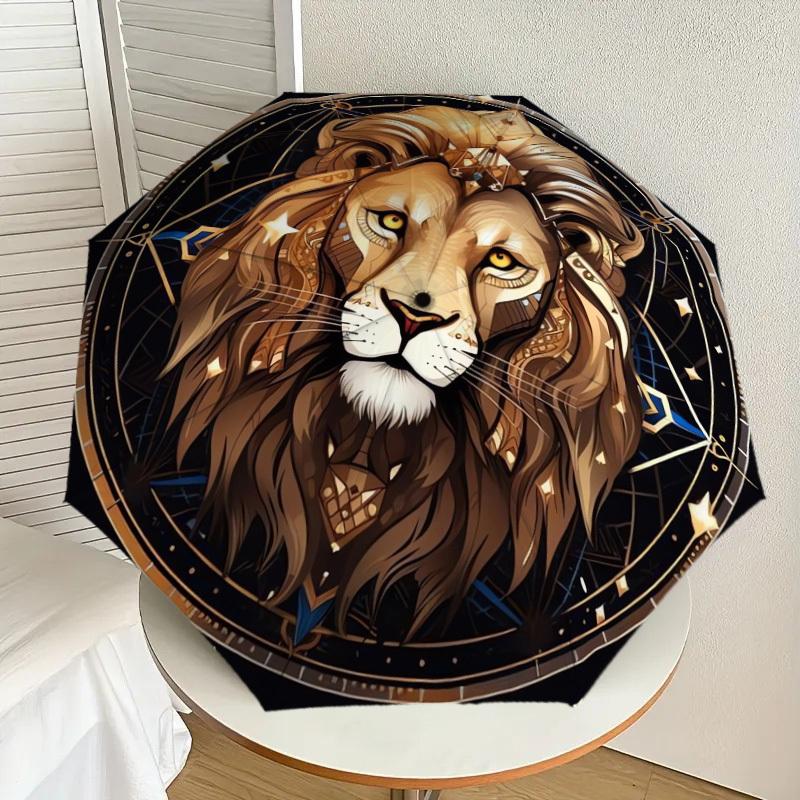 1pc Golden Lion Emblem Umbrella with Plastic Handle,Suitable for All Seasons Home Travel Outdoor UmbrellaDD574
1pc Golden Lion Emblem Umbrella with Plastic Handle,Suitable for All Seasons Home Travel Outdoor UmbrellaDD574