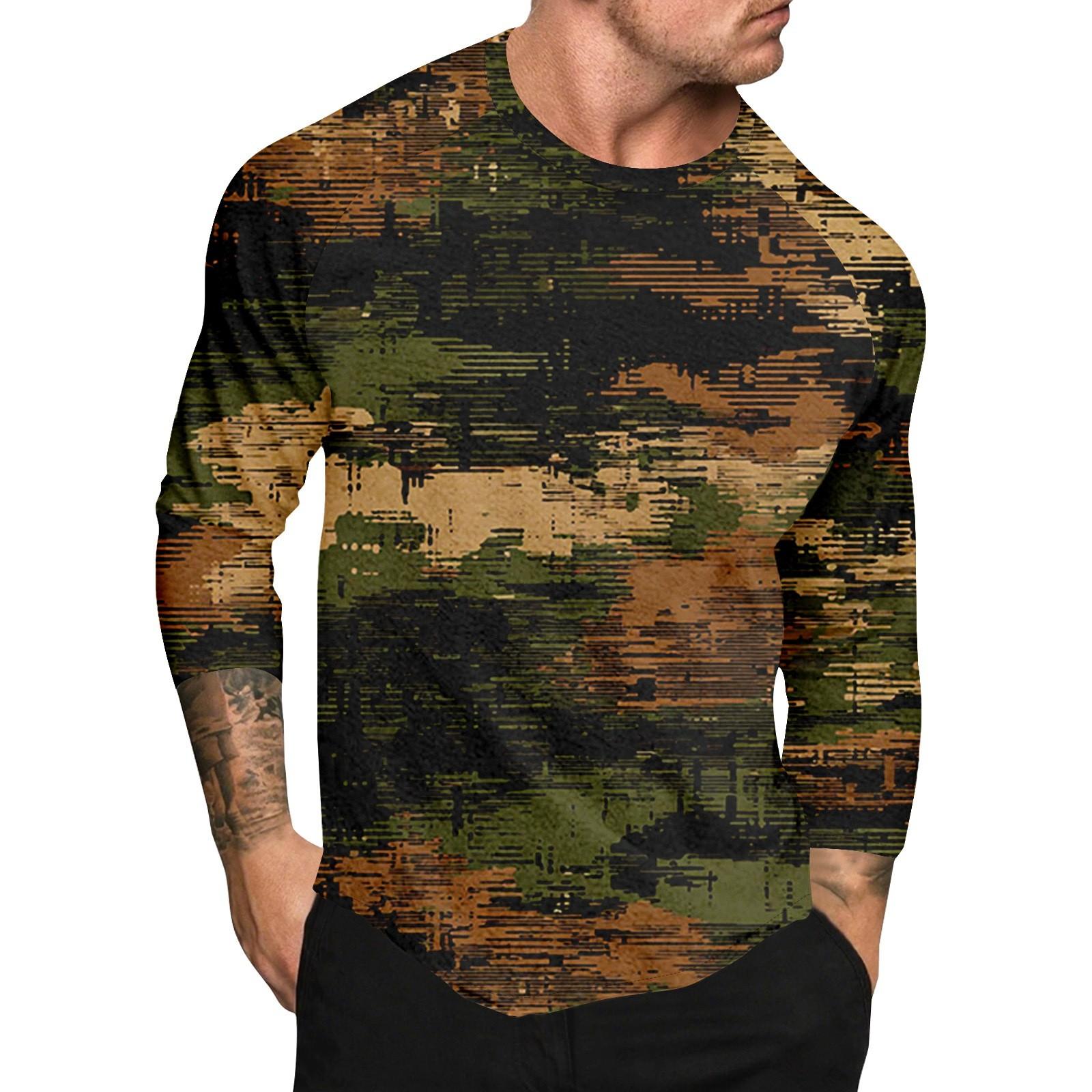 Camouflage Style Printed Raglan Sleeves Men s Short Sleeved Top XL коричневий
Camouflage Style Printed Raglan Sleeves Men s Short Sleeved Top XL коричневий