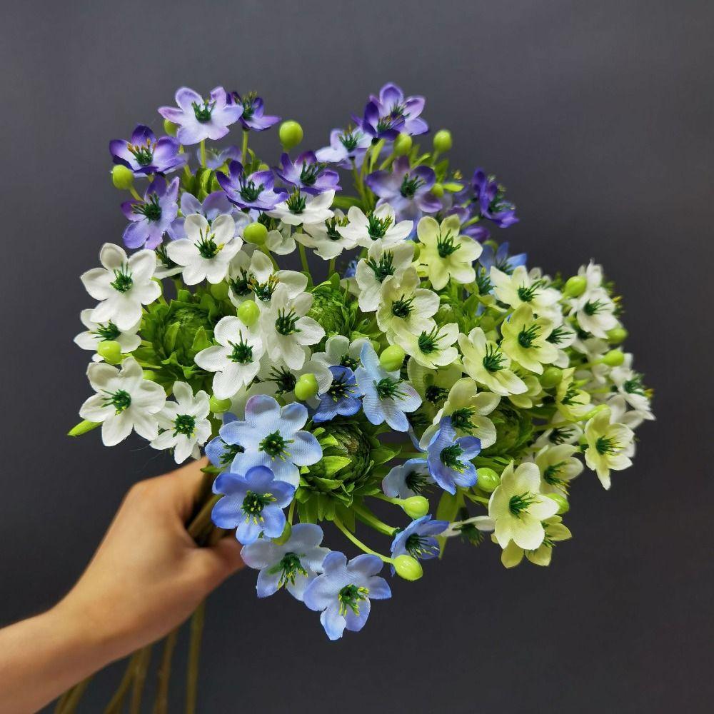 Luxury Fake Flower Real Touch Green Plant Artificial Flowers Branch Wedding Party синій
Luxury Fake Flower Real Touch Green Plant Artificial Flowers Branch Wedding Party синій