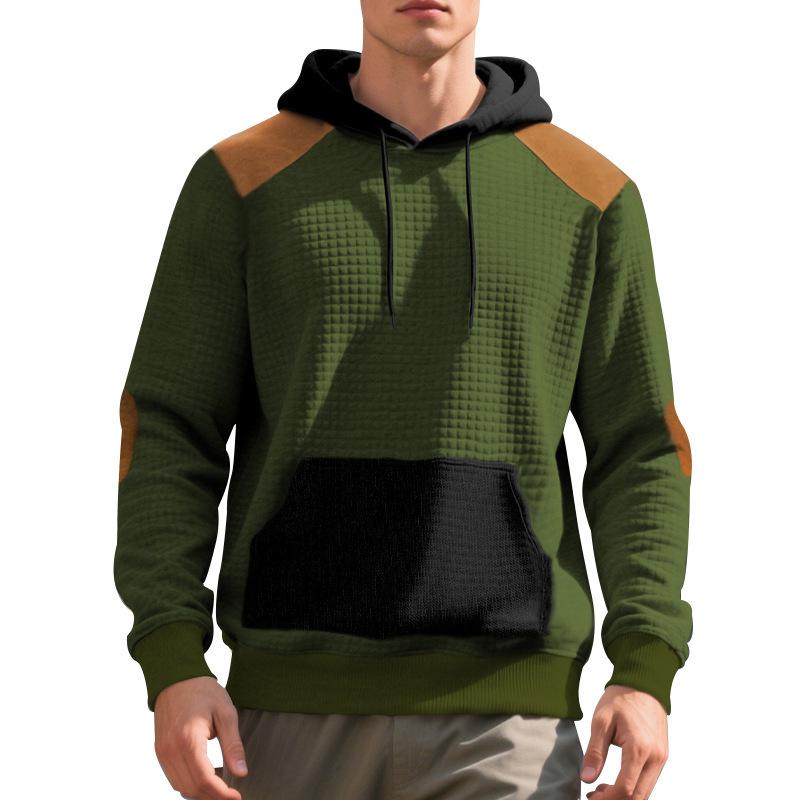 American-Style Color Block Plaid Jacquard Pullover: Men s Autumn/Winter Casual Hooded Sweatshirt with Large Pockets. XXL армія зелений колір
American-Style Color Block Plaid Jacquard Pullover: Men s Autumn/Winter Casual Hooded Sweatshirt with Large Pockets. XXL армія зелений колір