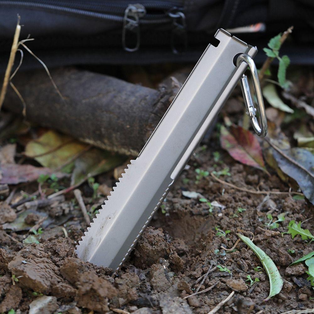 Multifunctional Multi-Tool Shovel Titanium Multipurpose Shovel Portable Digging Shovel Backpacking Style 2
Multifunctional Multi-Tool Shovel Titanium Multipurpose Shovel Portable Digging Shovel Backpacking Style 2
