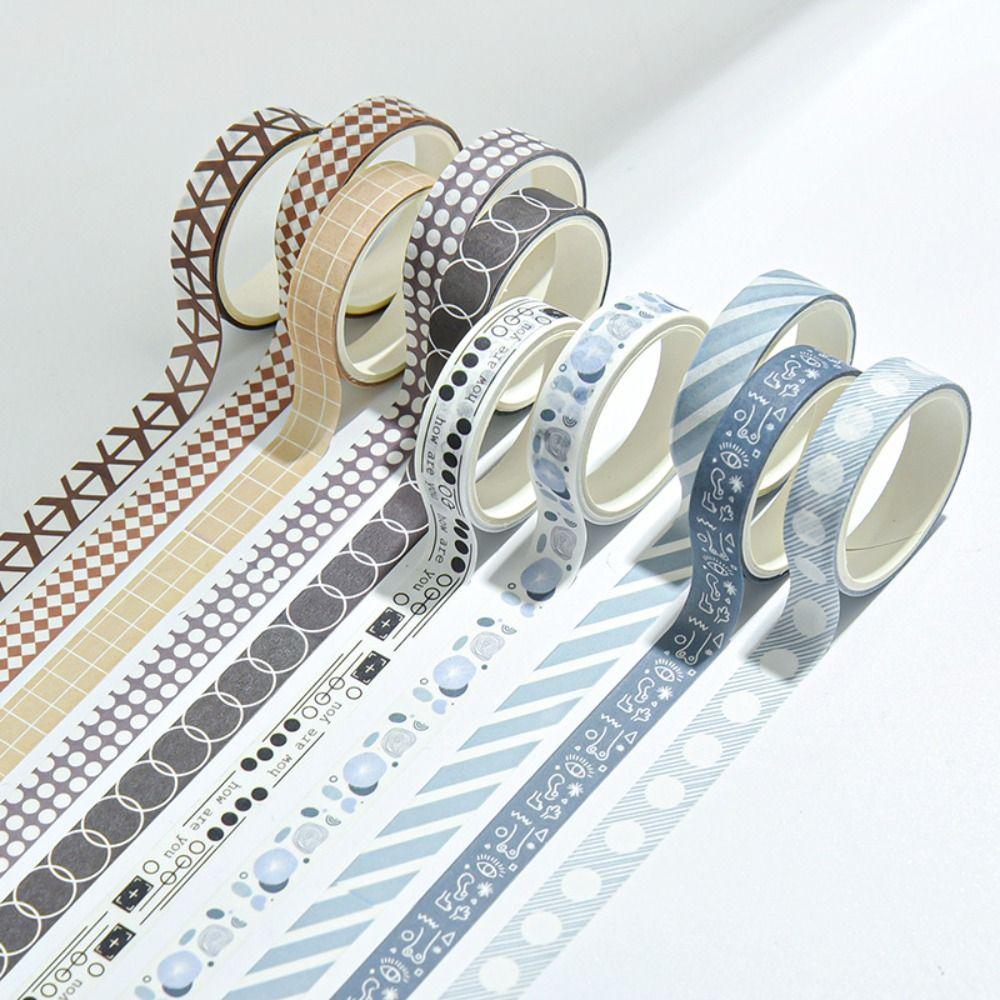 5Pcs/set Simple Grids Series Decoration Sticker DIY Notebook Scrapbook Masking Washi Tape Set
5Pcs/set Simple Grids Series Decoration Sticker DIY Notebook Scrapbook Masking Washi Tape Set