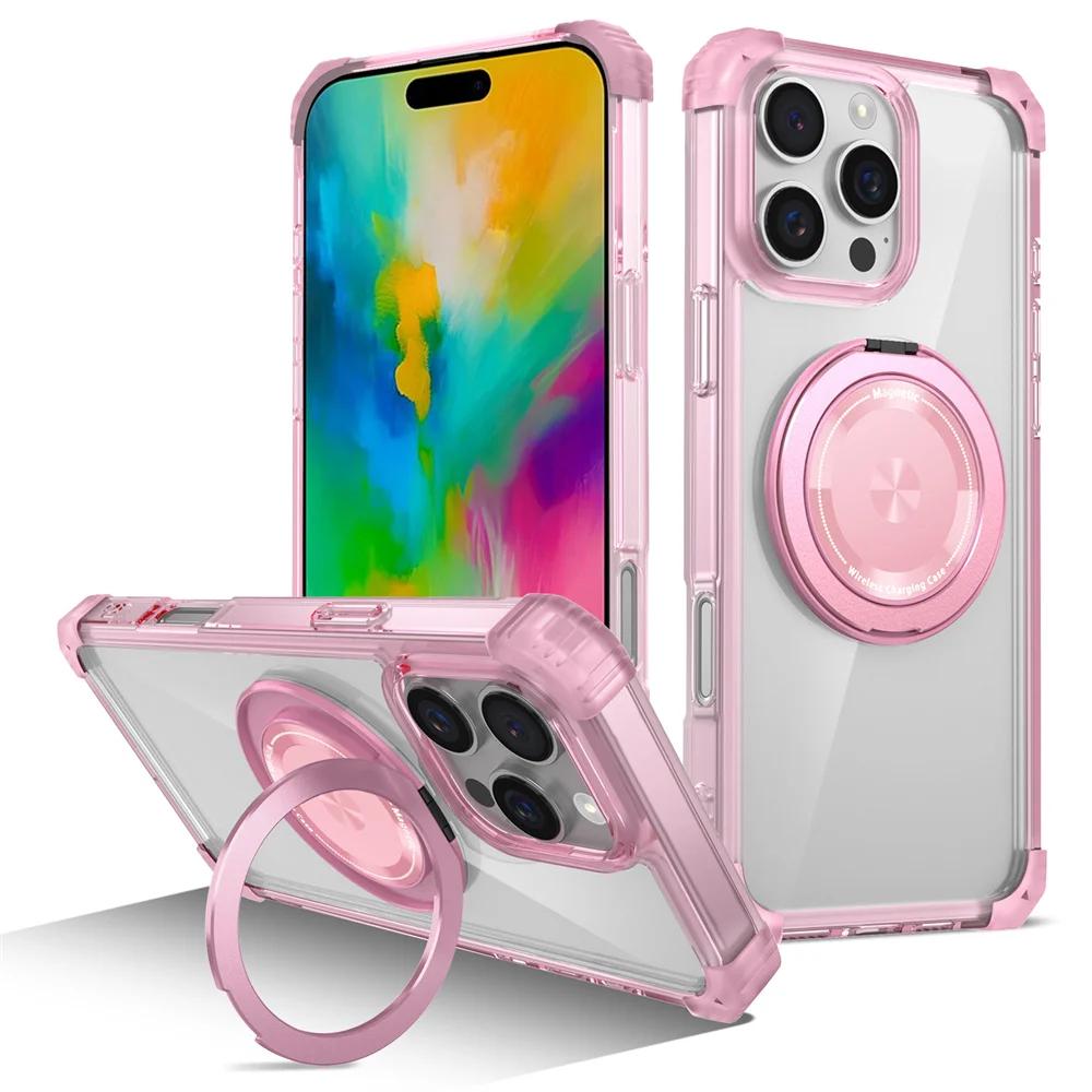 Hot Sales Magnetic Wireless Charg Phone Case for IPhone 17 Air 16 15 14 Plus 13 12 Pro Max Clear Invisible Rotating Bracket Case iPhone 12 рожевий
Hot Sales Magnetic Wireless Charg Phone Case for IPhone 17 Air 16 15 14 Plus 13 12 Pro Max Clear Invisible Rotating Bracket Case iPhone 12 рожевий