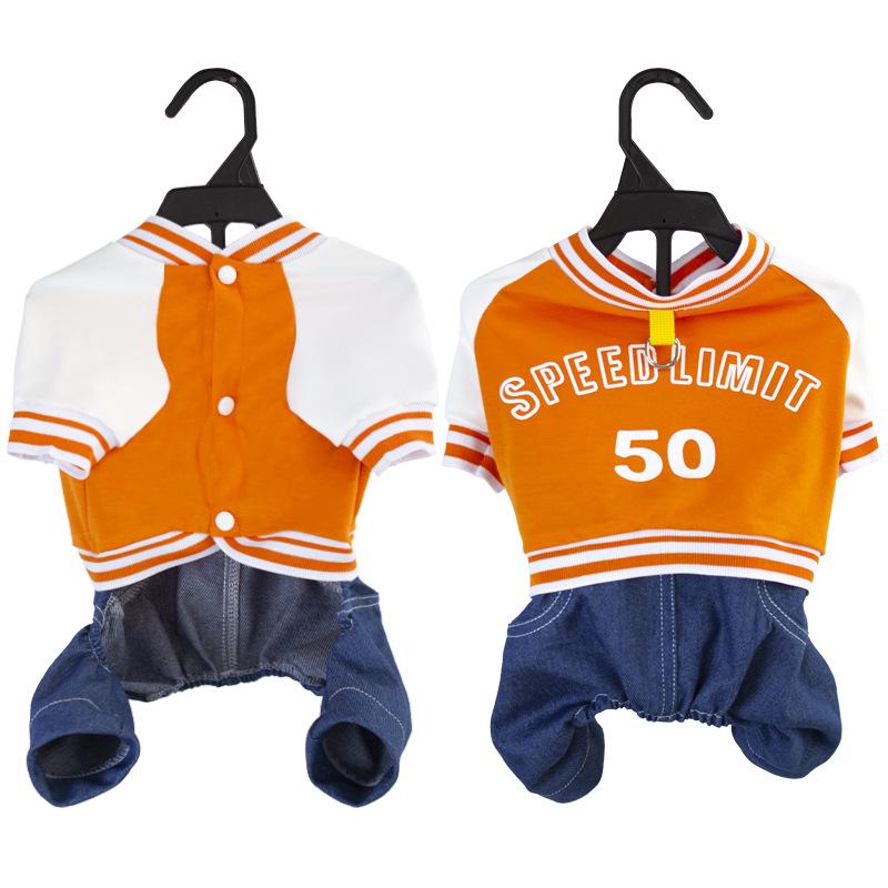 Universal Pet Clothes: Four-Legged Denim Color Block Outfit for Small Dogs and Cats S (3-5 kg) помаранчевий
Universal Pet Clothes: Four-Legged Denim Color Block Outfit for Small Dogs and Cats S (3-5 kg) помаранчевий