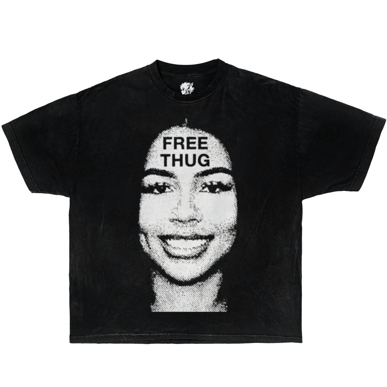 Free Thug Thugger Boxy Garment-Dyed Vintage Shirt Streetwear Tees Y2K 3XL
Free Thug Thugger Boxy Garment-Dyed Vintage Shirt Streetwear Tees Y2K 3XL