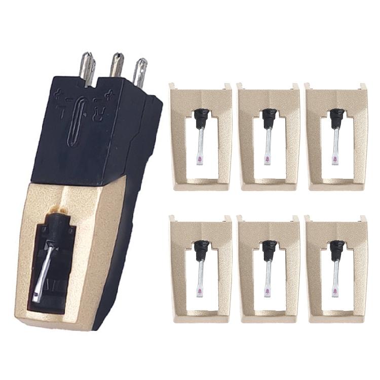 7-Piece Gramophone Record Magnetic Cartridge Stylus With for LP Vinyl Needle Kit 1
7-Piece Gramophone Record Magnetic Cartridge Stylus With for LP Vinyl Needle Kit 1