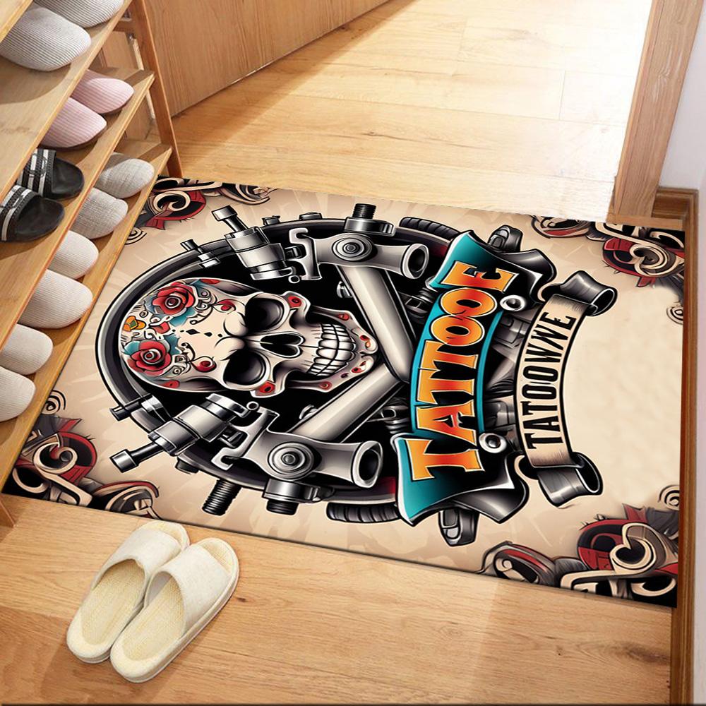 Tribal Tiger Mask Design Floor Mats for Living Room, Bedroom and Room Decoration Are Suitable for Gifts. 40cmx60cm
Tribal Tiger Mask Design Floor Mats for Living Room, Bedroom and Room Decoration Are Suitable for Gifts. 40cmx60cm