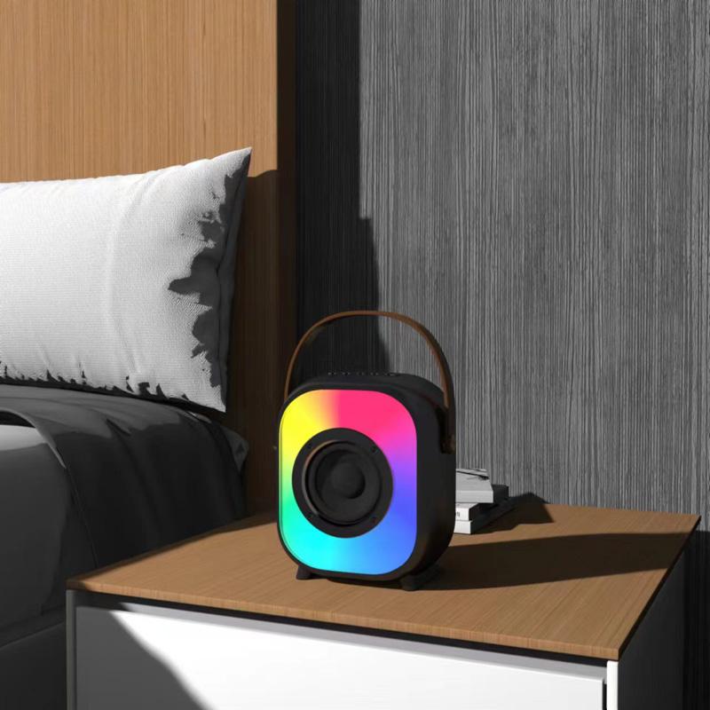 NR168W Portable Karaoke Bluetooth-compatible Speaker Music Loudspeaker with 2 Wireless Microphones Black
NR168W Portable Karaoke Bluetooth-compatible Speaker Music Loudspeaker with 2 Wireless Microphones Black