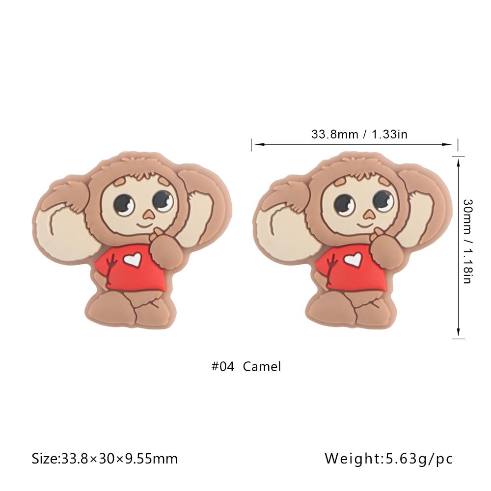 5Pcs Cartoon Animals Focal Silicone Beads For Jewelry Making DIY Beaded Pen Keychain Necklace Bracelet Accessories 5pcs верблюд
5Pcs Cartoon Animals Focal Silicone Beads For Jewelry Making DIY Beaded Pen Keychain Necklace Bracelet Accessories 5pcs верблюд