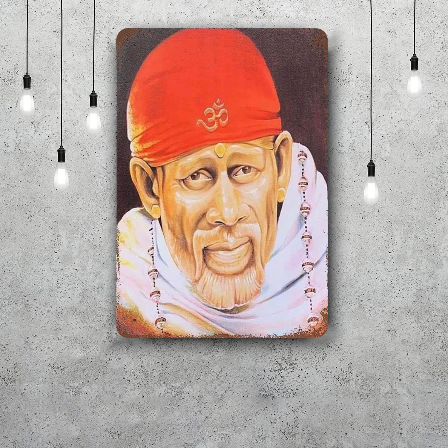 sai baba Retro Vintage Tin Sign Poster Decorative Plaque Metal Plate Wall Decor 20x30cm(7.8x11.8inch)
sai baba Retro Vintage Tin Sign Poster Decorative Plaque Metal Plate Wall Decor 20x30cm(7.8x11.8inch)