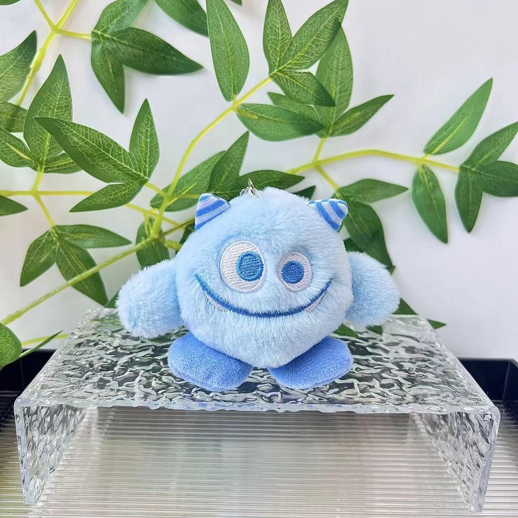 Charming Eyed Three Plush Monster Keychain Cute Backpack Pendant Adorable Toy Gift синий
Charming Eyed Three Plush Monster Keychain Cute Backpack Pendant Adorable Toy Gift синий