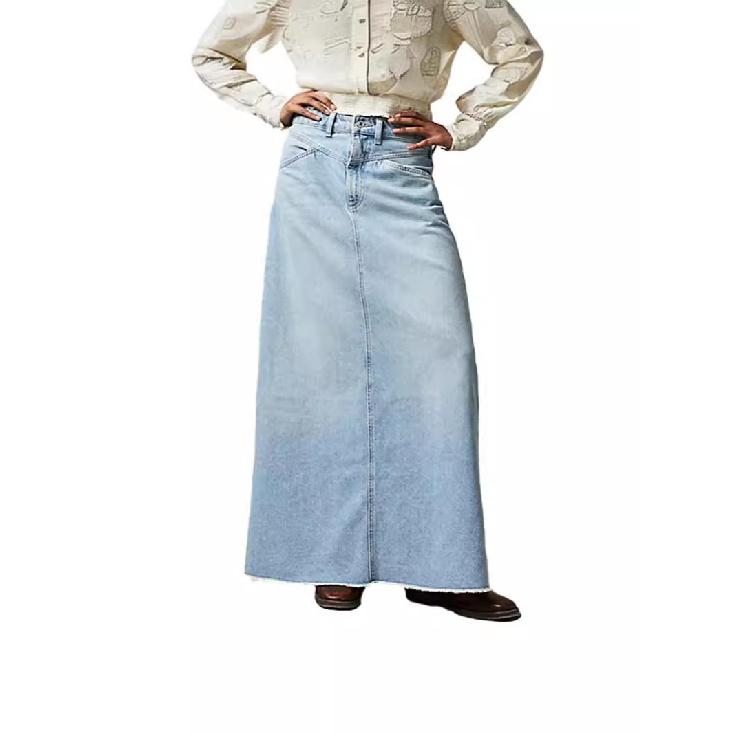 New Summer Women S Loose Straight Casual Denim Half Length Skirt S світло-синій колір
New Summer Women S Loose Straight Casual Denim Half Length Skirt S світло-синій колір