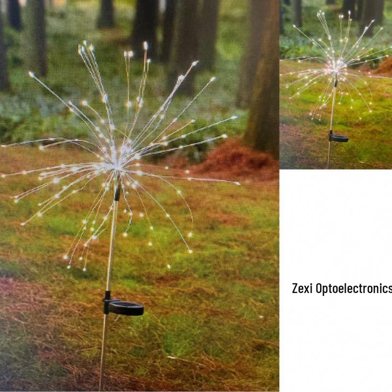New Year Solar Firework LED Light - Eight-Function Alloy for Courtyard, Lawn, and Flower Bed Decoration Solar LED 60 Lights
New Year Solar Firework LED Light - Eight-Function Alloy for Courtyard, Lawn, and Flower Bed Decoration Solar LED 60 Lights