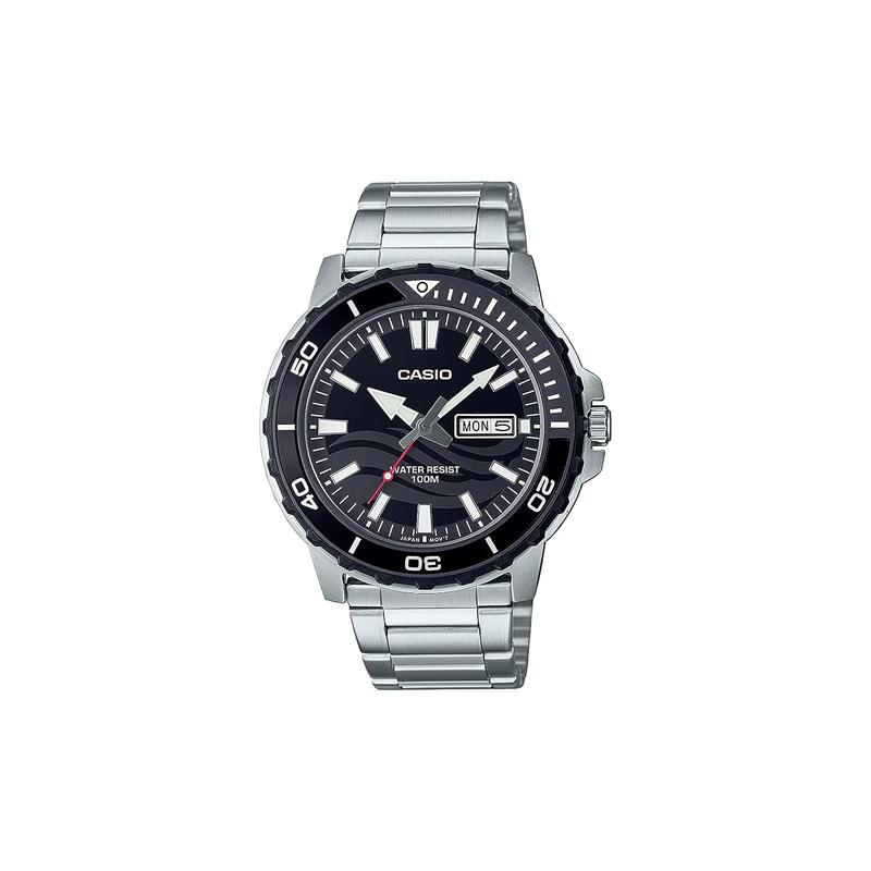 Casio 100 meters waterproof, quartz movement, stainless steel strap, Japanese and Korean watch, same style for men and women, black MTD-125D-1A1VDF чёрный
Casio 100 meters waterproof, quartz movement, stainless steel strap, Japanese and Korean watch, same style for men and women, black MTD-125D-1A1VDF чёрный