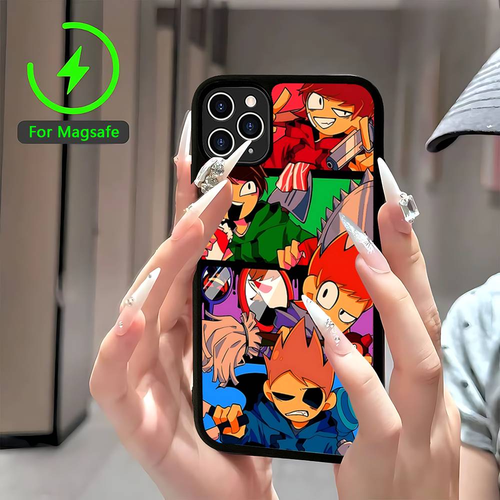Cartoon Cute E-Eddsworlds Magnetic Matte Phone Case For IPhone 16 17 15 14 13 12 11 For Magsafe Wireless Charge Cover iPhone 13
Cartoon Cute E-Eddsworlds Magnetic Matte Phone Case For IPhone 16 17 15 14 13 12 11 For Magsafe Wireless Charge Cover iPhone 13