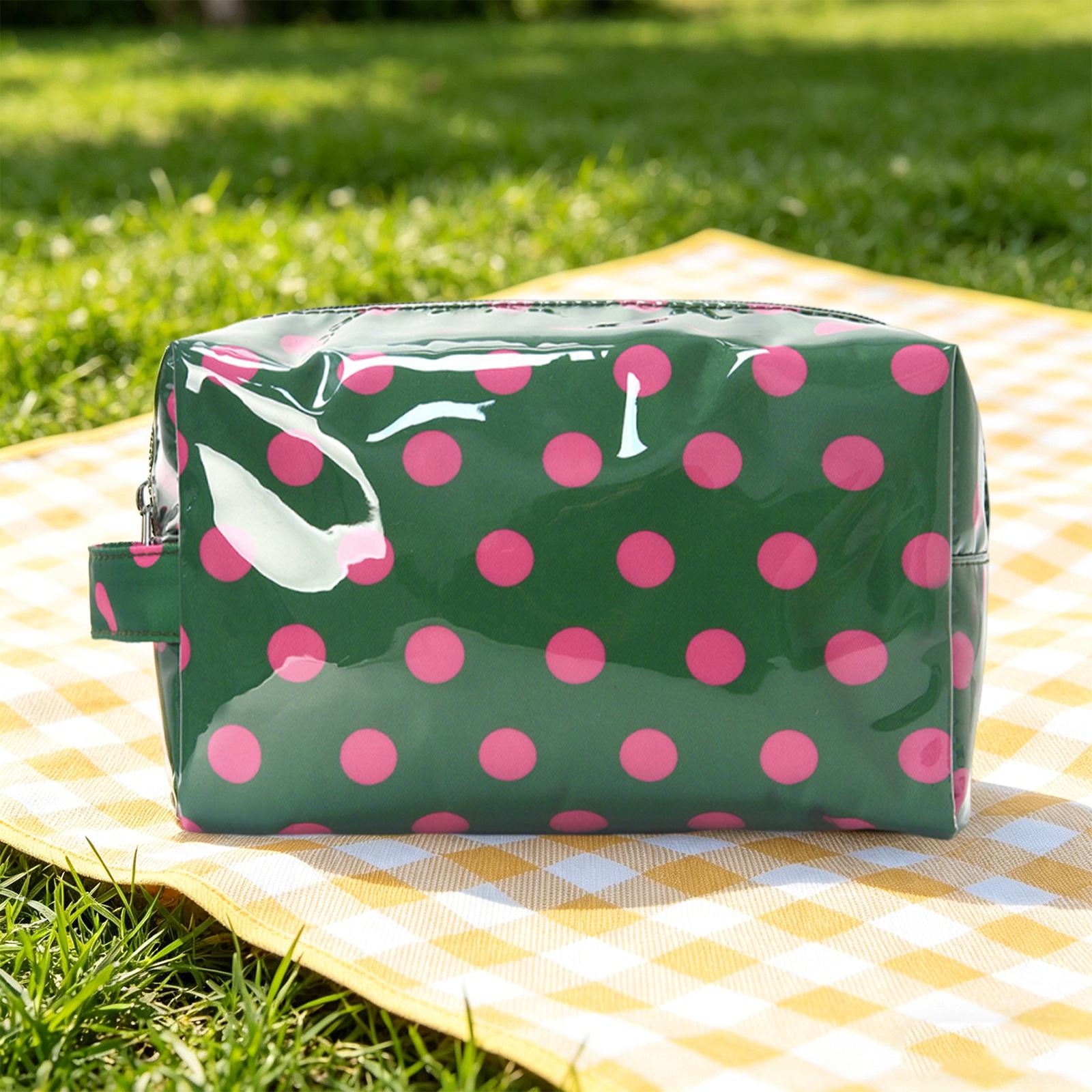 Polka Dot Multifunctional Makeup Case with Handle PVC Toiletries Storage Bag Travel Cosmetic Bag for Women Ladies Girls зелёный
Polka Dot Multifunctional Makeup Case with Handle PVC Toiletries Storage Bag Travel Cosmetic Bag for Women Ladies Girls зелёный