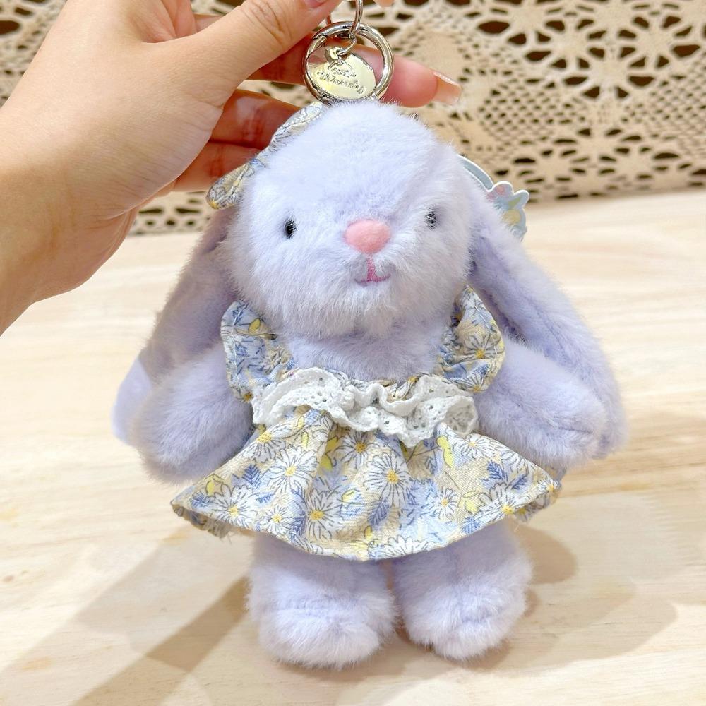 Collection Flower Bowknot Plush Rabbit Keychain Bow Rabbit Plush Toy Keychain Backpack Decoration Style B
Collection Flower Bowknot Plush Rabbit Keychain Bow Rabbit Plush Toy Keychain Backpack Decoration Style B
