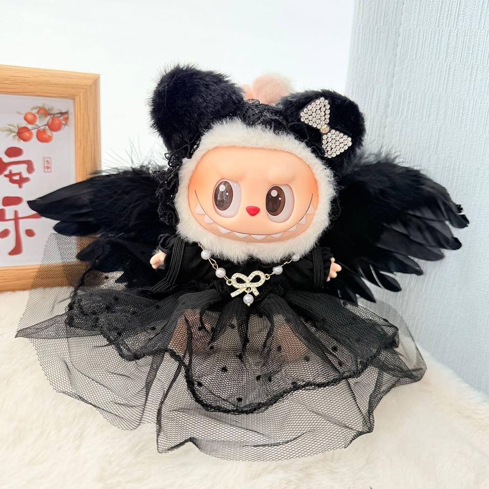 For 17cm Labubu Doll Clothes Fashion Clothes Wings Doll Clothes Color Match Dresses Dolls Accessories Cute Decoration Little Clothes чорний
For 17cm Labubu Doll Clothes Fashion Clothes Wings Doll Clothes Color Match Dresses Dolls Accessories Cute Decoration Little Clothes чорний