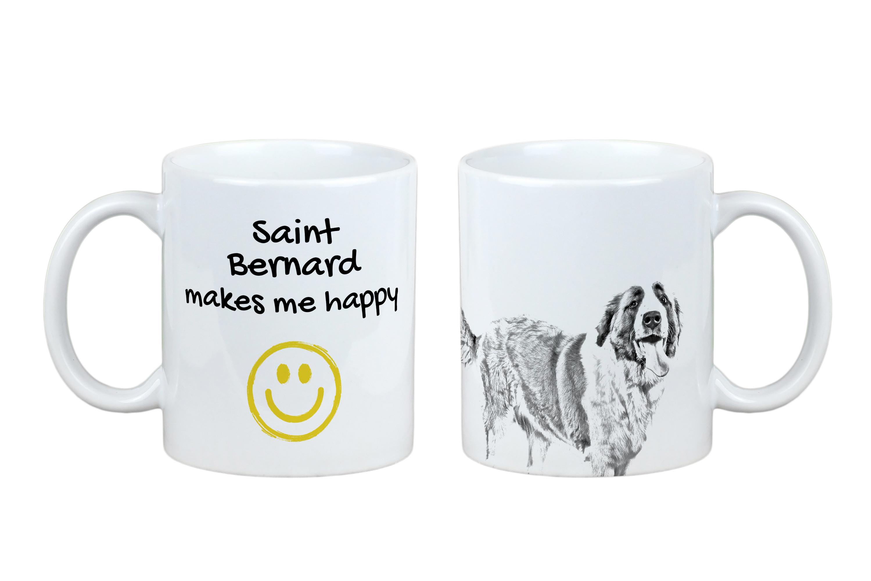 St. Bernard, Saint Bernard, Alpine Mastiff, Bernhardiner - cup with a dog, cheerful cup for a dog lover, personalized gift from the Art-Dog brand білий
St. Bernard, Saint Bernard, Alpine Mastiff, Bernhardiner - cup with a dog, cheerful cup for a dog lover, personalized gift from the Art-Dog brand білий