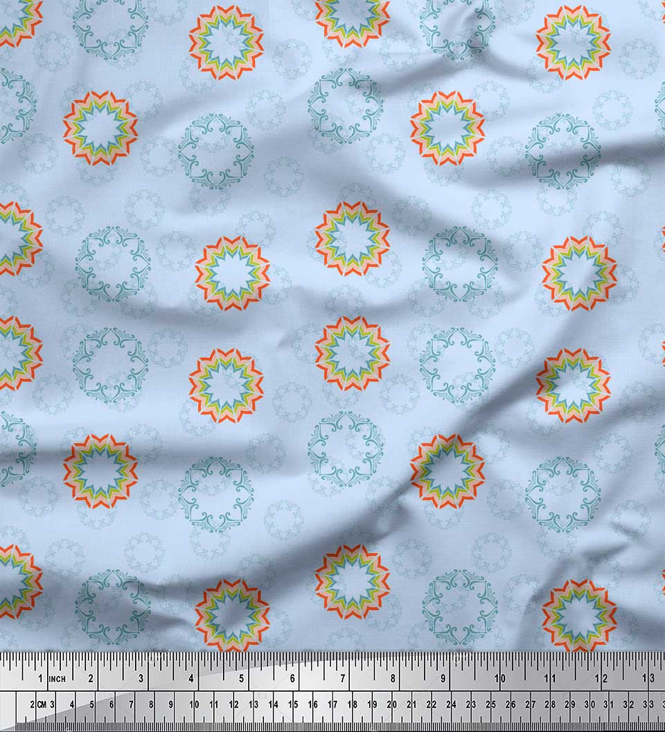 Soimoi Blue Japan Crepe Satin Fabric Artistic Flower Mandala Printed Craft Fabric by the metre 42 Inch 42 Inch Wide - Poly Crepe синий
Soimoi Blue Japan Crepe Satin Fabric Artistic Flower Mandala Printed Craft Fabric by the metre 42 Inch 42 Inch Wide - Poly Crepe синий