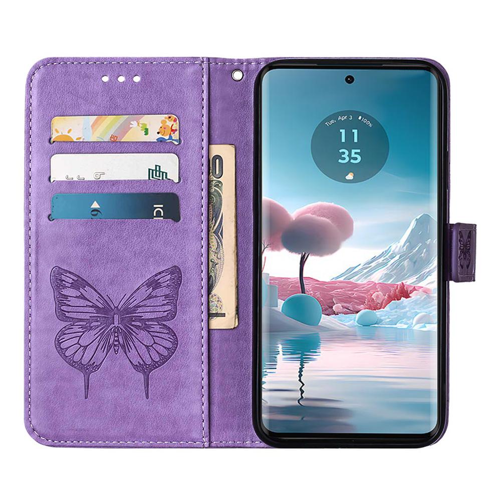For Motorola Edge 40 Neo 5G Wallet Case with Wrist Strap Butterfly Imprint Leather Phone Cover Purple
For Motorola Edge 40 Neo 5G Wallet Case with Wrist Strap Butterfly Imprint Leather Phone Cover Purple