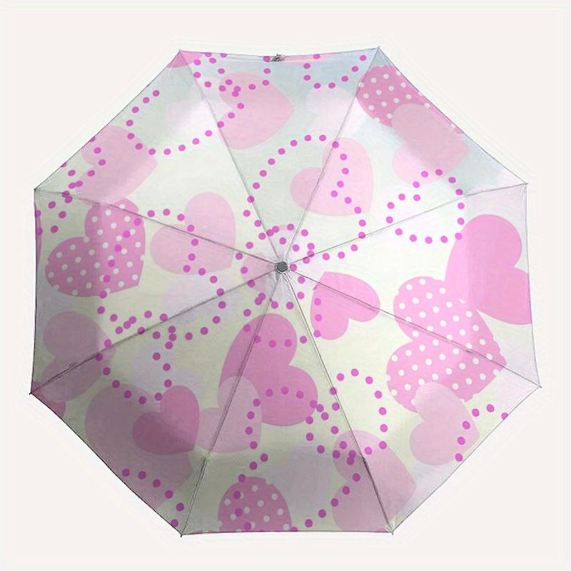 1pc Pink Heart Print Automatic Umbrella 8-Bone Design Compact Gear for Outdoor Travel, Perfect Holiday Gift yy250827040
1pc Pink Heart Print Automatic Umbrella 8-Bone Design Compact Gear for Outdoor Travel, Perfect Holiday Gift yy250827040