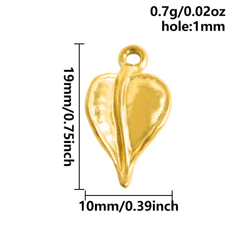 5pcs/Lot Gold Color Flower Leaves Feather Charm Sunflower Mushroom Stainless Steel Pendants For Jewelry Making Supplies Findings
5pcs/Lot Gold Color Flower Leaves Feather Charm Sunflower Mushroom Stainless Steel Pendants For Jewelry Making Supplies Findings