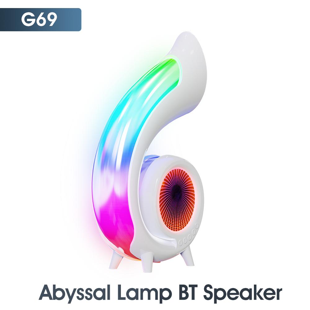 G69 Retro Conch Bluetooth-compatible Speaker Abyss Lamp Multi-Function Alarm Clock Makeup Mirror with RGB Light A
G69 Retro Conch Bluetooth-compatible Speaker Abyss Lamp Multi-Function Alarm Clock Makeup Mirror with RGB Light A