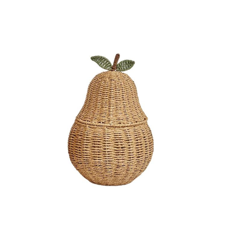 Apple & Pear Shaped Storage Basket, Boho Handwoven Paper Rope Desk Organizer for Home Decor, Fruit Style Decorative Bin жёлтый
Apple & Pear Shaped Storage Basket, Boho Handwoven Paper Rope Desk Organizer for Home Decor, Fruit Style Decorative Bin жёлтый