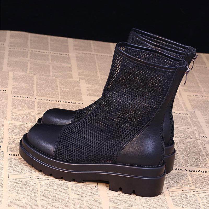 Сапоги-чулки средней длины на мягкой подошве с перфорацией, крутые ботинки, повседневные сетчатые ботинки, женские новые летние тонкие полые сетчатые ботинки Мартин женские 40 чёрный
Сапоги-чулки средней длины на мягкой подошве с перфорацией, крутые ботинки, повседневные сетчатые ботинки, женские новые летние тонкие полые сетчатые ботинки Мартин женские 40 чёрный