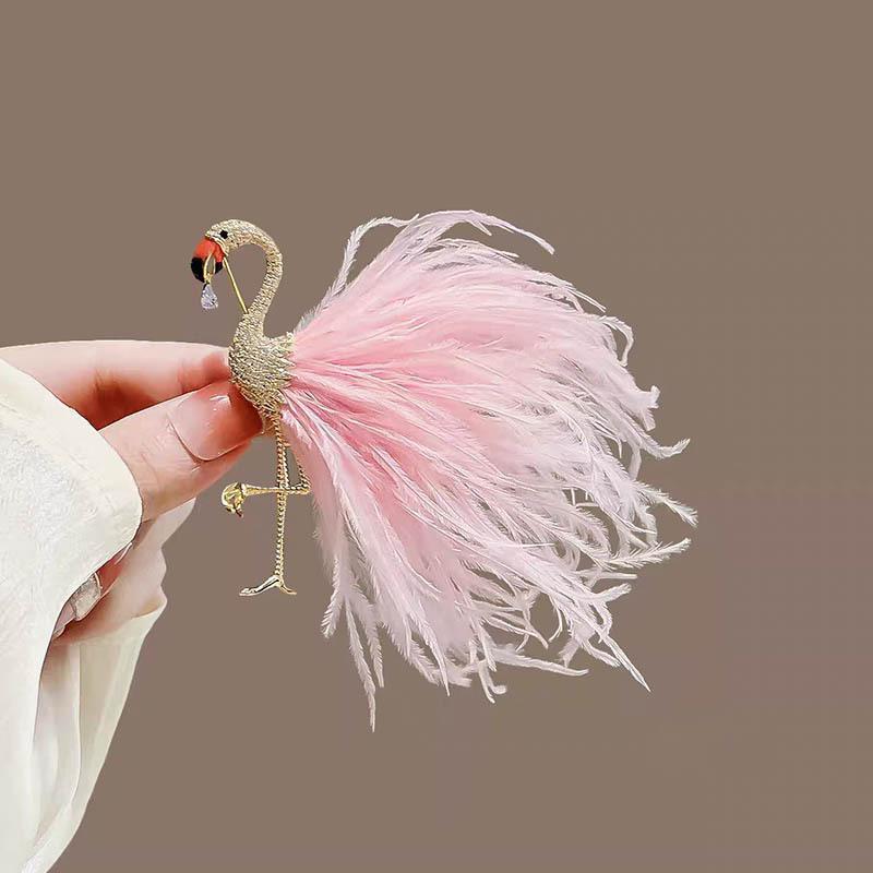 Elegant Flamingo Feather Badge Brooch Pin 1Pcs for Women Girls Animal Design Fashion Accessory for Events
Elegant Flamingo Feather Badge Brooch Pin 1Pcs for Women Girls Animal Design Fashion Accessory for Events