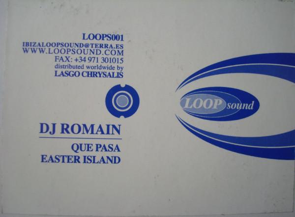 12inch Record DJ ROMAIN - Que Pasa LOOPS001 Loopsound 2002 UK Dance & Electronica Used
12inch Record DJ ROMAIN - Que Pasa LOOPS001 Loopsound 2002 UK Dance & Electronica Used