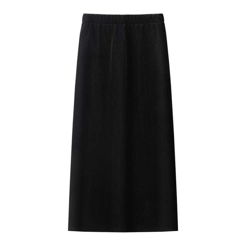 Women s Black Velvet High-Waist Bodycon Ankle-Length Slit Skirt 2024 Autumn/Winter Collection One Size чёрный
Women s Black Velvet High-Waist Bodycon Ankle-Length Slit Skirt 2024 Autumn/Winter Collection One Size чёрный