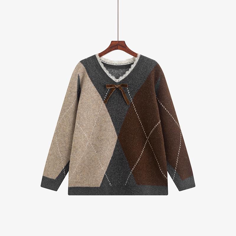 Plus Size Women s 2025 Color Block Sweater - Loose Knit Casual Winter Top XL (60-80 kg) серый
Plus Size Women s 2025 Color Block Sweater - Loose Knit Casual Winter Top XL (60-80 kg) серый