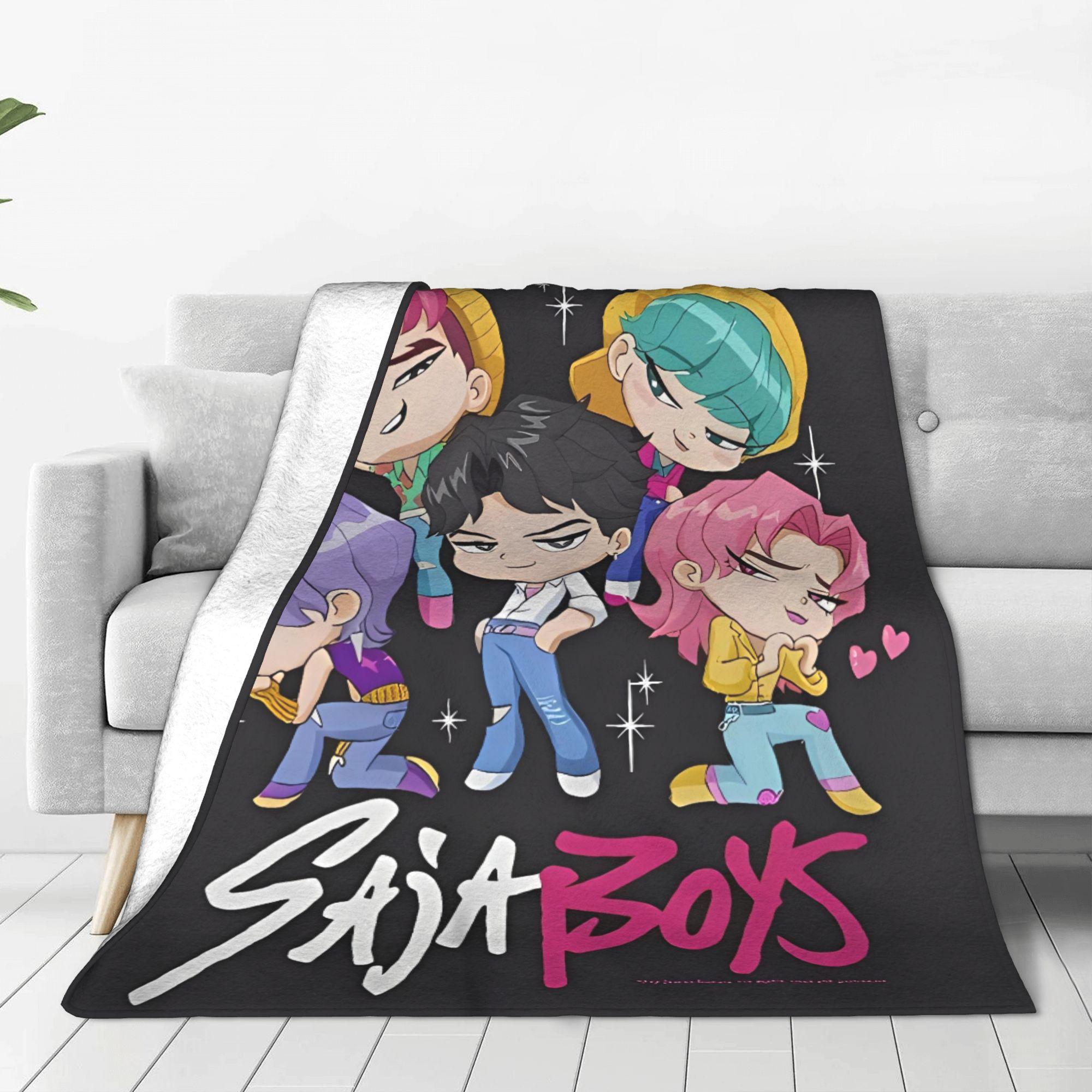 Saja Boys Soda Pop Blanket Kpop Demon Hunter Super Warm Plush Throw Blanket For Kids Adult Bedroom Flannel Bedspread Bed Cover 30x40in
Saja Boys Soda Pop Blanket Kpop Demon Hunter Super Warm Plush Throw Blanket For Kids Adult Bedroom Flannel Bedspread Bed Cover 30x40in