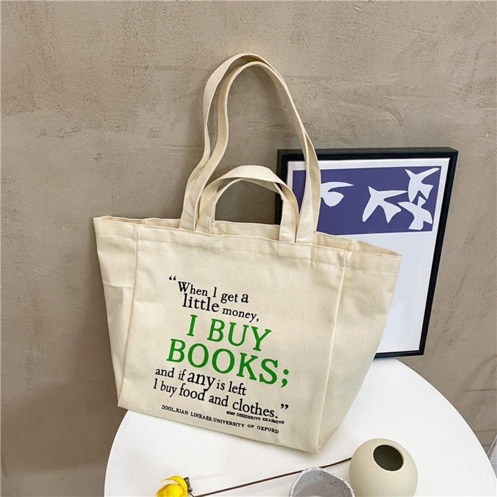 Shopping Literary Canvas Shoulder Bag Large Capacity Woman Shoulder Bag Underarm Bag School Style B
Shopping Literary Canvas Shoulder Bag Large Capacity Woman Shoulder Bag Underarm Bag School Style B