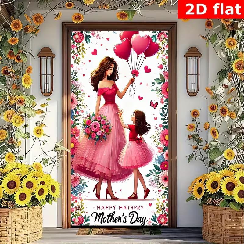 2D Happy Mother s Day Door Cover with Mother & Daughter in Pink Dress 47.2x31.5inch/120*80cm
2D Happy Mother s Day Door Cover with Mother & Daughter in Pink Dress 47.2x31.5inch/120*80cm