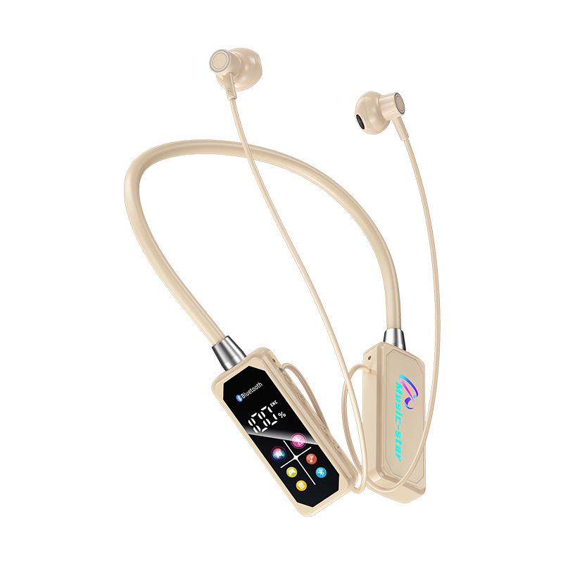K-Song Bluetooth Earphones with Color Display, Long Battery Life, Neckband Design, and Wireless Sports Support
K-Song Bluetooth Earphones with Color Display, Long Battery Life, Neckband Design, and Wireless Sports Support