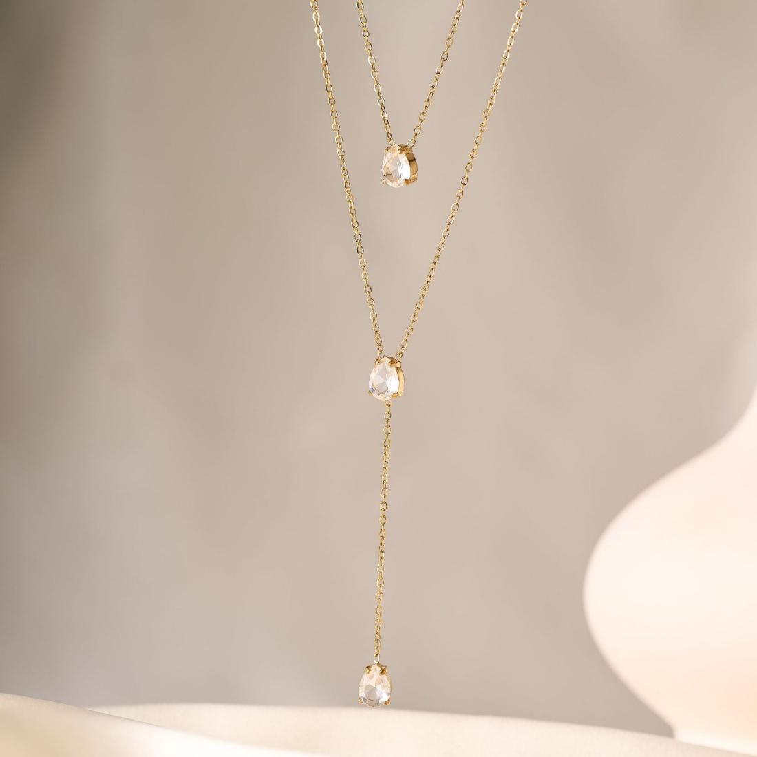 White Green Zircon Pendant Double Layer Necklace Stainless Steel Gold Color Women s Luxury Zircon Wedding Gift Wholesale 40-45 cm белый
White Green Zircon Pendant Double Layer Necklace Stainless Steel Gold Color Women s Luxury Zircon Wedding Gift Wholesale 40-45 cm белый
